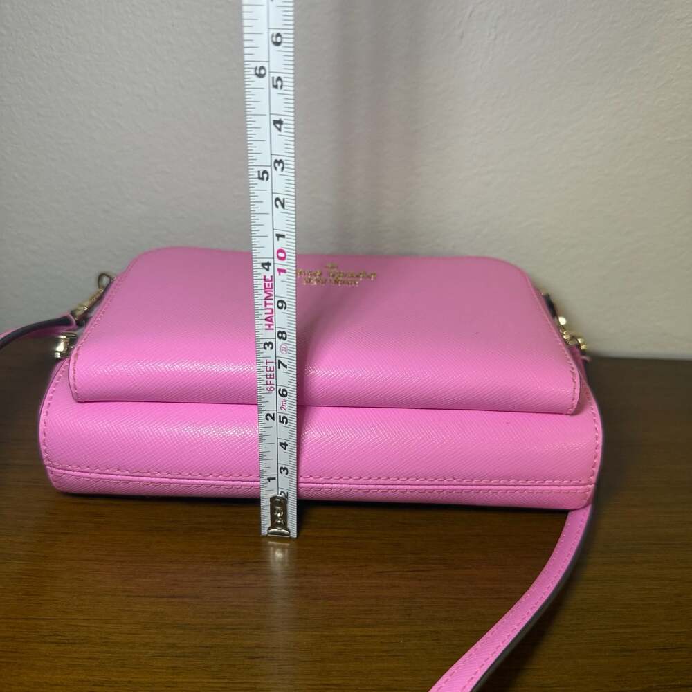 Kate Spade New York Staci Dual Zip Around Crossbody & Wallet Set Peony Blossom - Picture 4 of 16